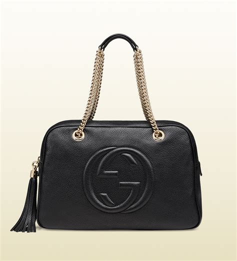 gucci soho shoulder bag sizes|borse gucci a tracolla.